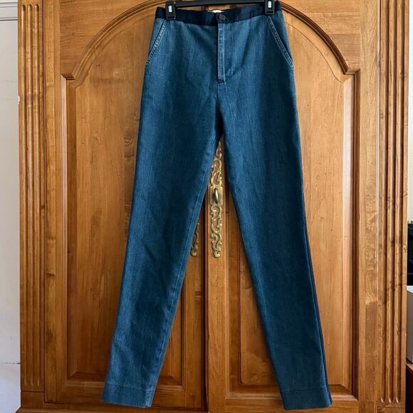 Lanvin Paris loves X ACNE STUDIOS jeans high waist rise Limited Edition RARE 26 - Picture 5 of 13